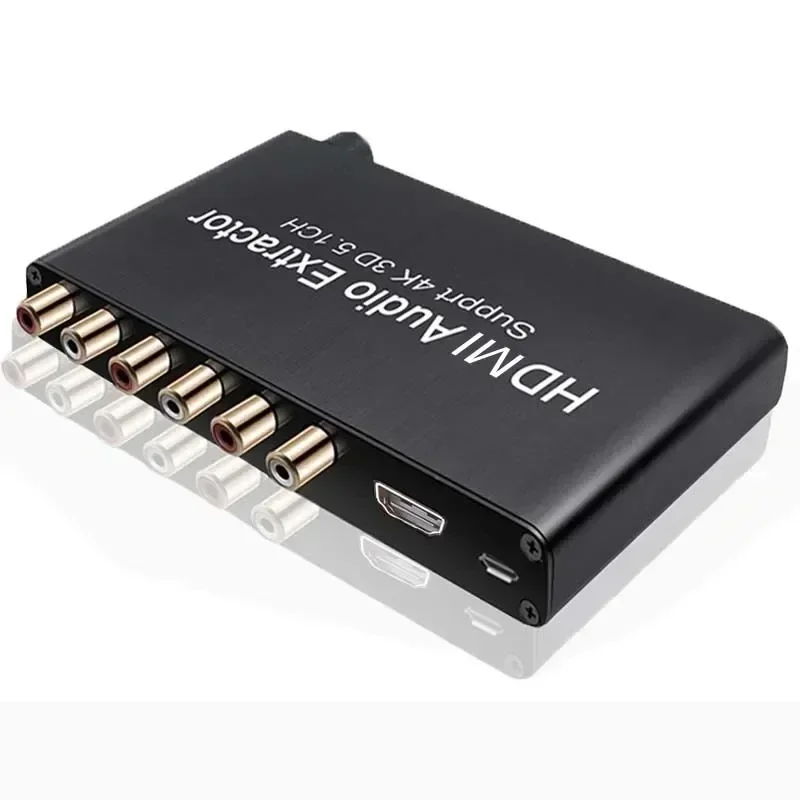 Surround Sound Decoder - 4K 3D 5.1 Channel 5.1CH Audio