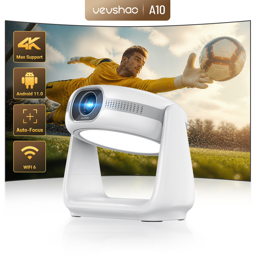 Home Cinema Kit - Vevshao A10 Smart 1080P Projector Android