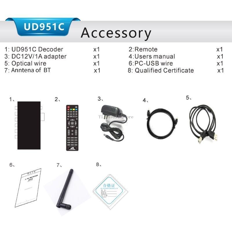 Bộ giải mã DSD Clear Sound UD9 - đánh giá và giá Surround Sound Decoder