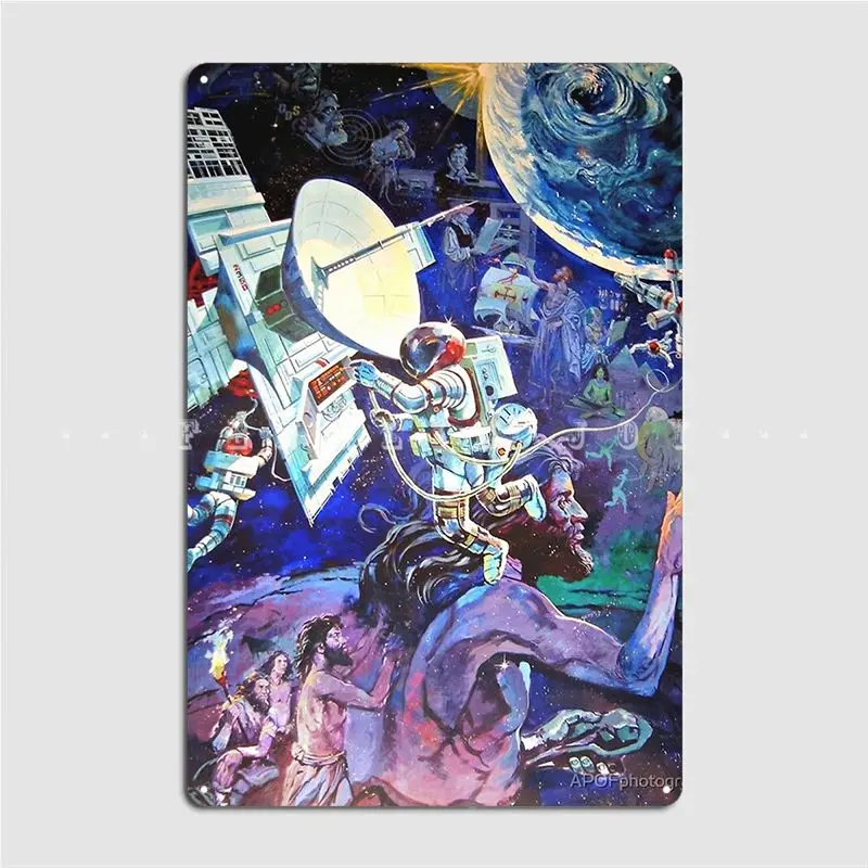 Spaceship Earth Mural Metal Si - đánh giá và giá Home Cinema Wall Design