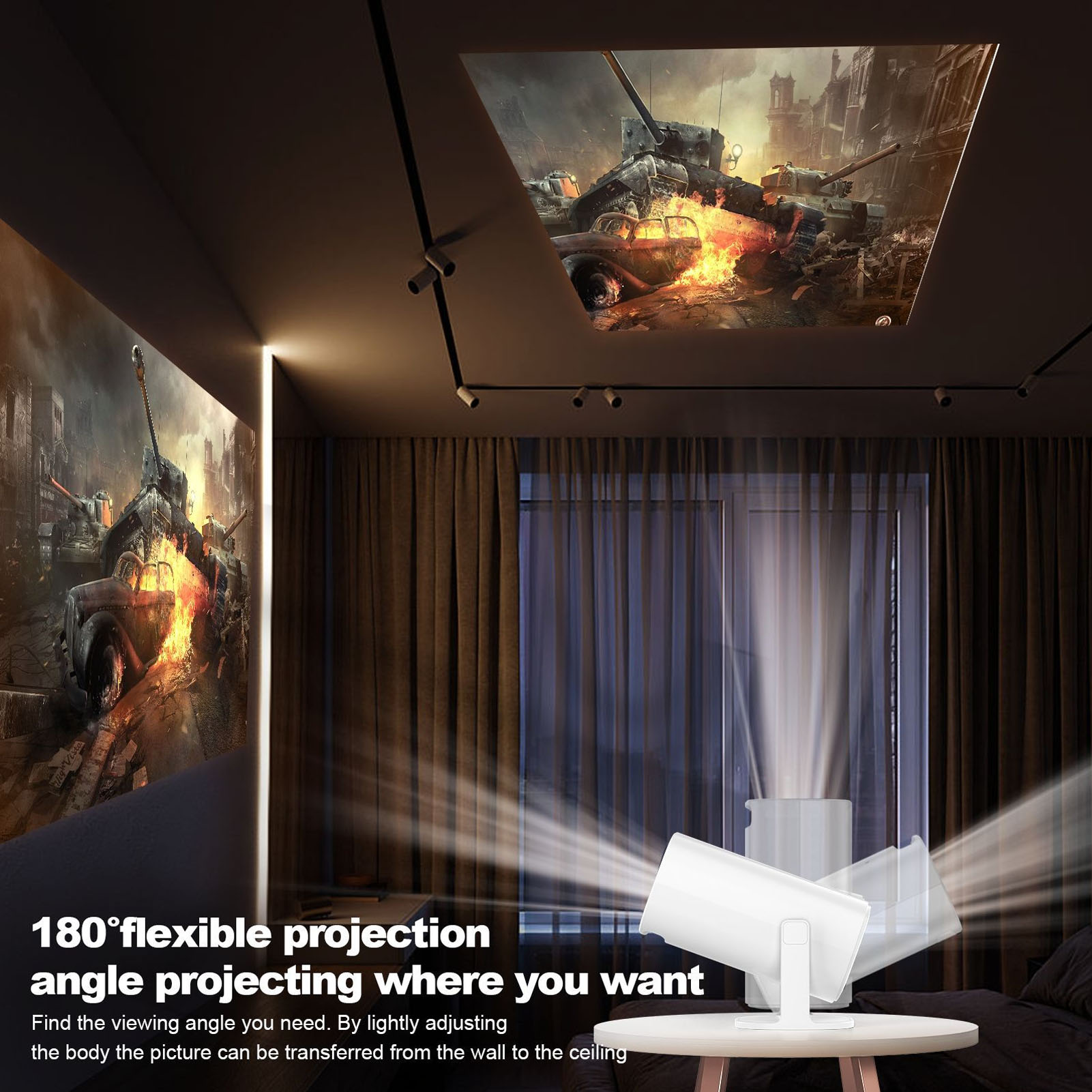 P30 1080P FHP 4K LED Projector - đánh giá và giá Home Cinema Kit