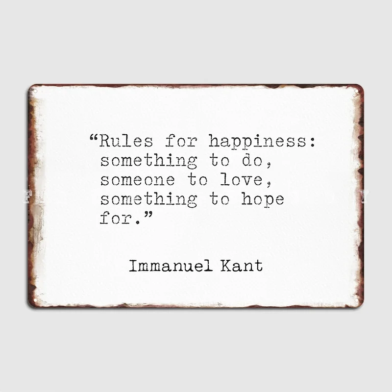 Immanuel Kant Quotes Metal Sig - đánh giá và giá Home Cinema Quotes