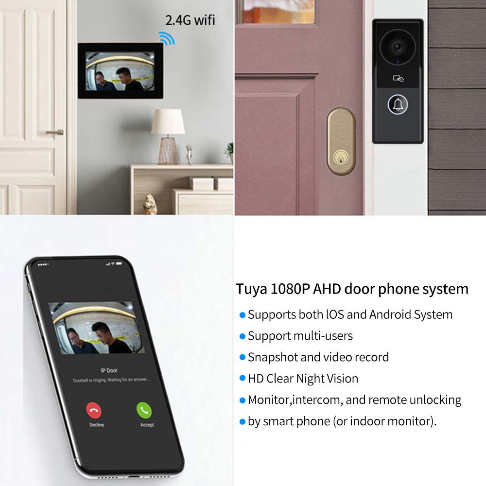 7/10 Inch Video Intercom 1080P - đánh giá và giá Home Cinema Kit