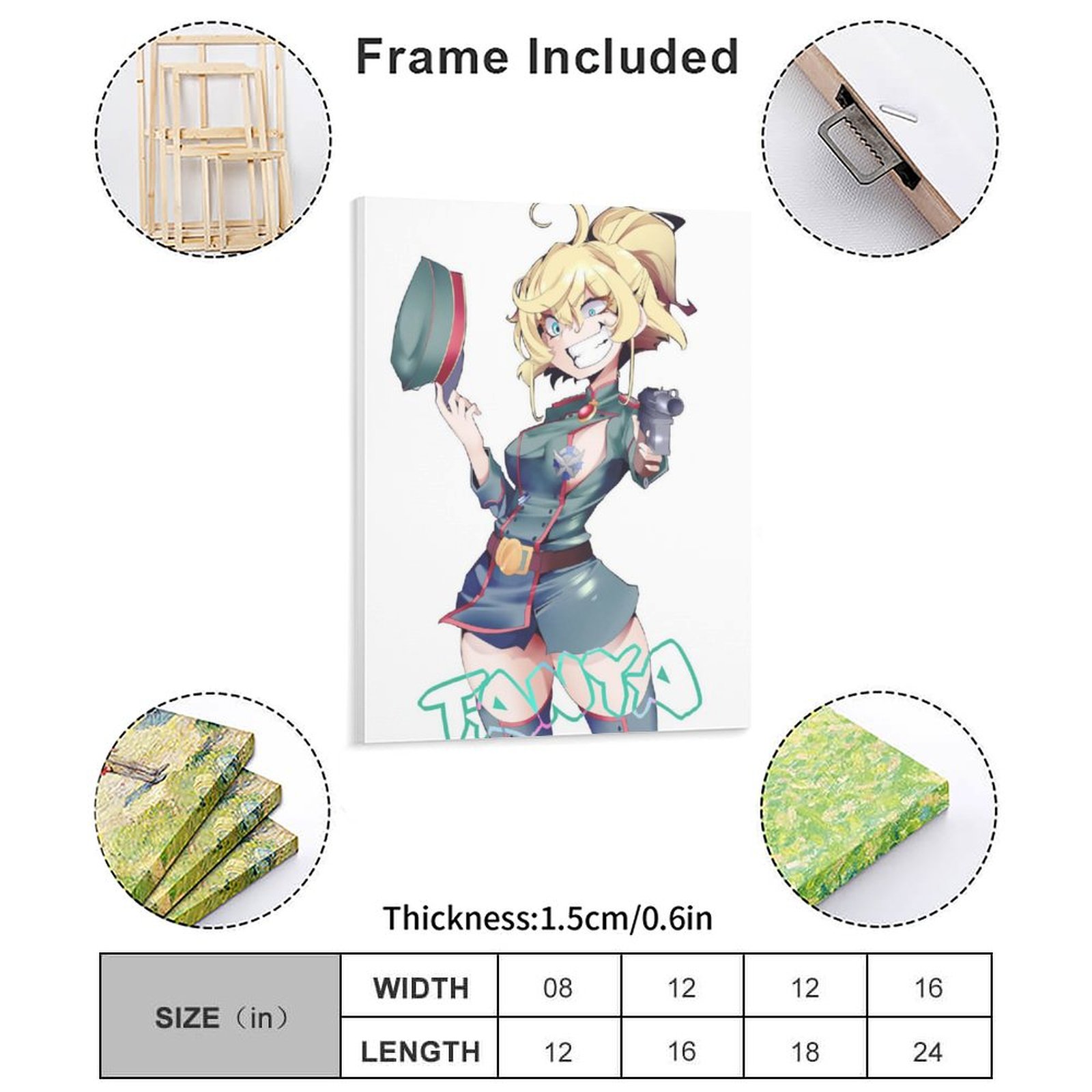 Saga Of Tanya The Evil Poster  - đánh giá và giá Home Cinema Wall Design