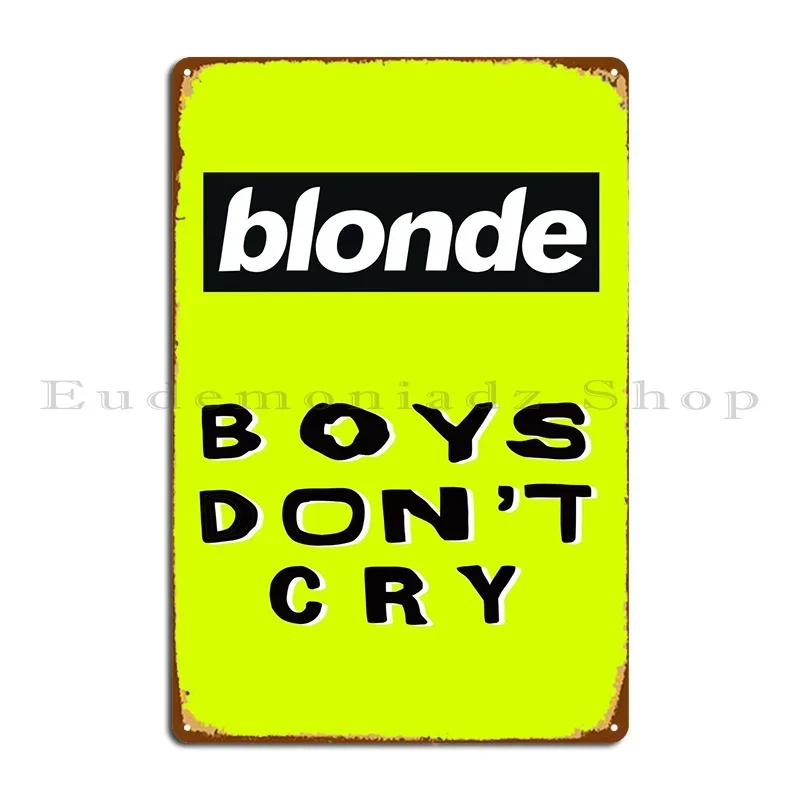 Boys Dont Cry Metal Sign Wall  - đánh giá và giá Home Cinema Wall Design