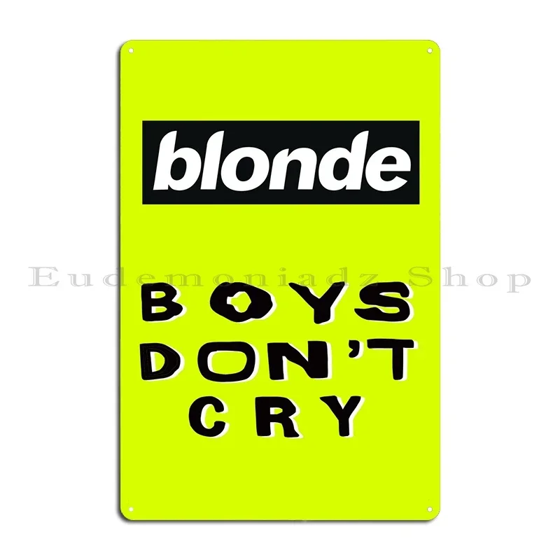 Boys Dont Cry Metal Sign Wall  - đánh giá và giá Home Cinema Wall Design