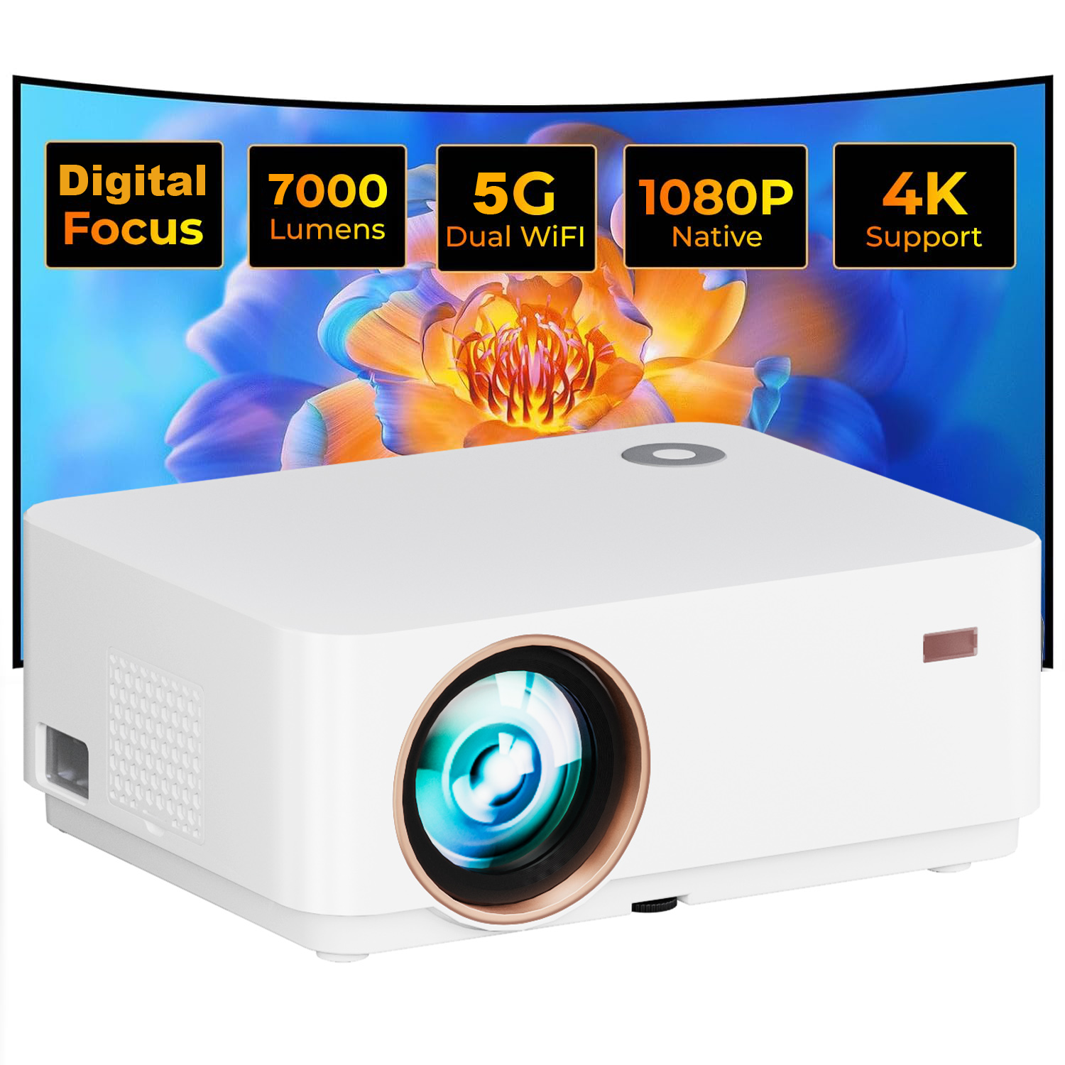 WZATCO D5A 1080P Digital Focus - đánh giá và giá Home Cinema Kit